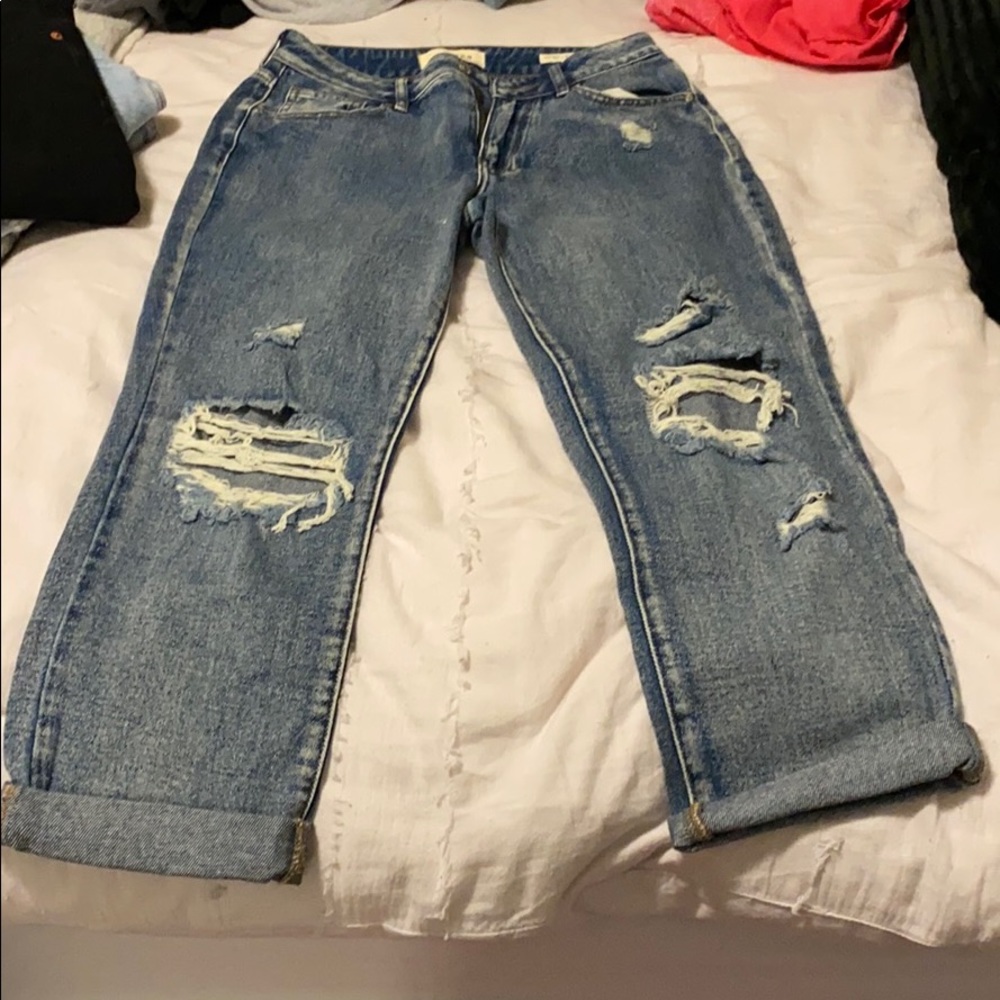 Blue mom jeans